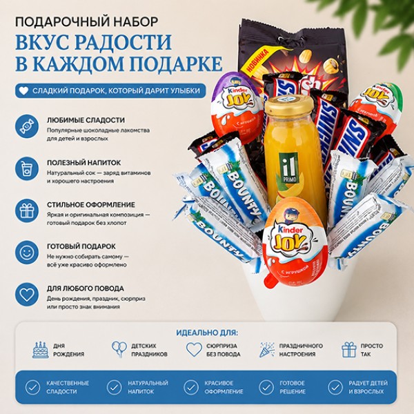 Подарочный набор Сладенькое